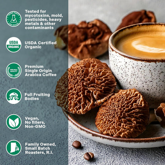14 Mushroom Coffee Adaptogens Blend