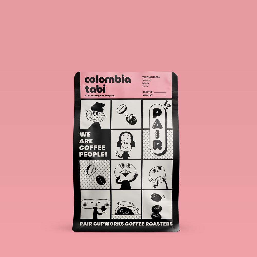 #129 Washed-Processed Tabi Coffee Beans from Colombia